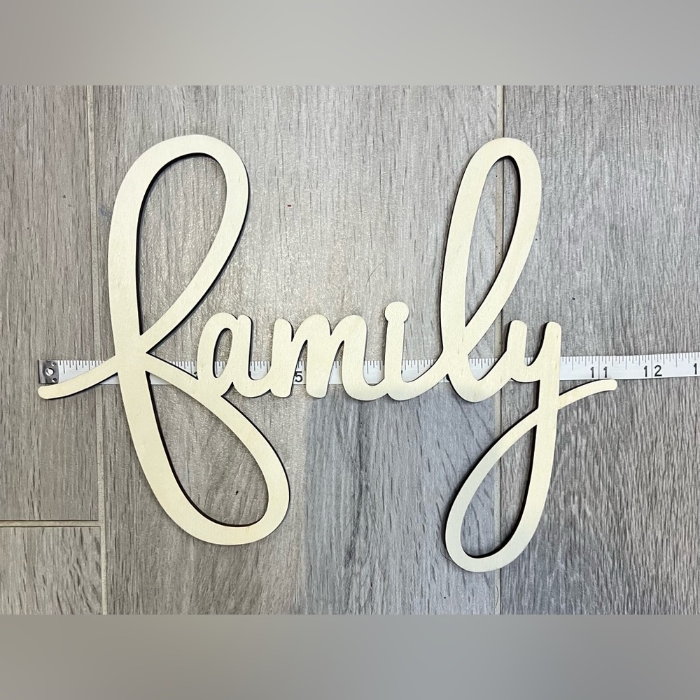 NWOT Family Wall Decor Sign
